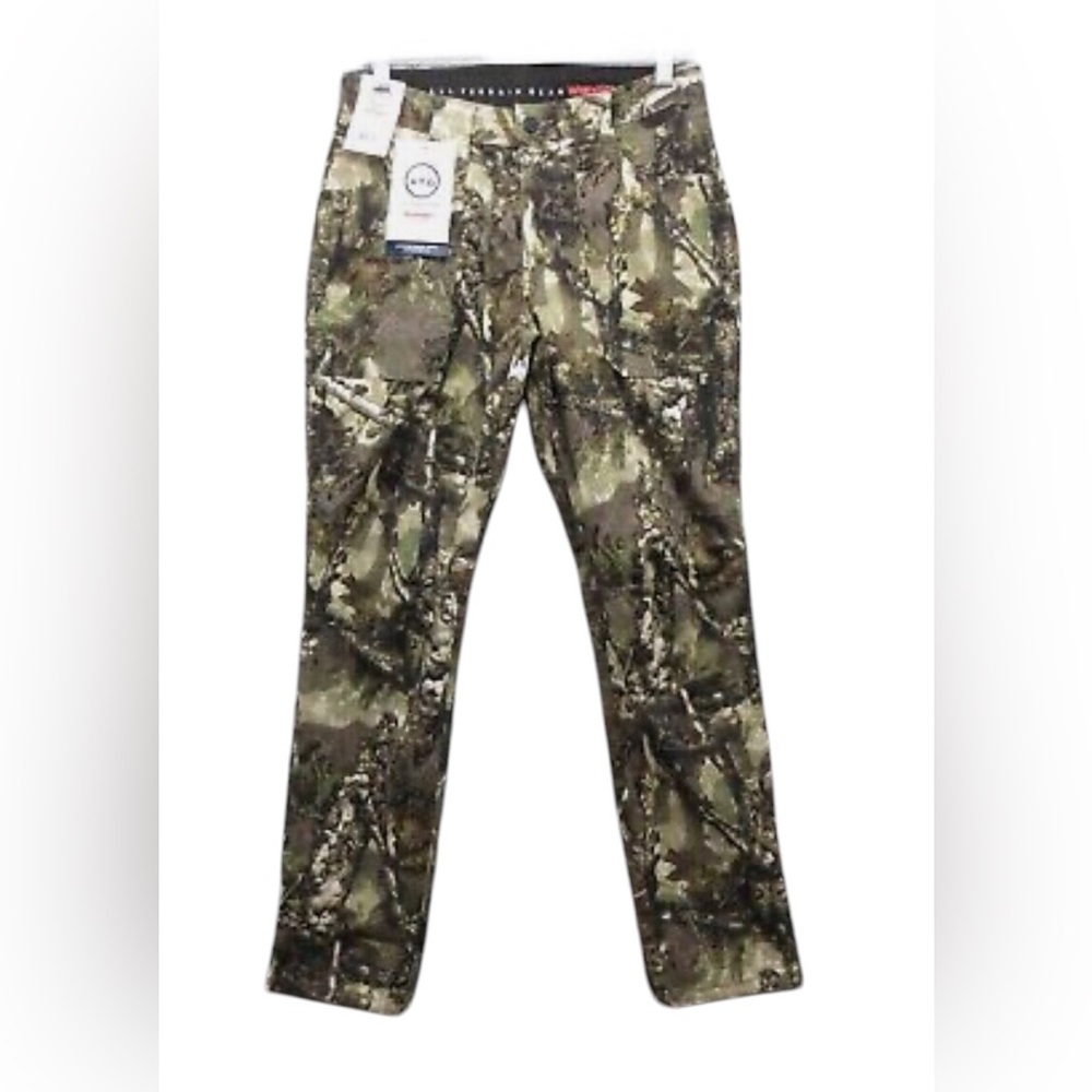 Wrangler ATG‎ Sierra Slim Fit Camo print Mid-Rise Canvas Pants size 6 AVG new